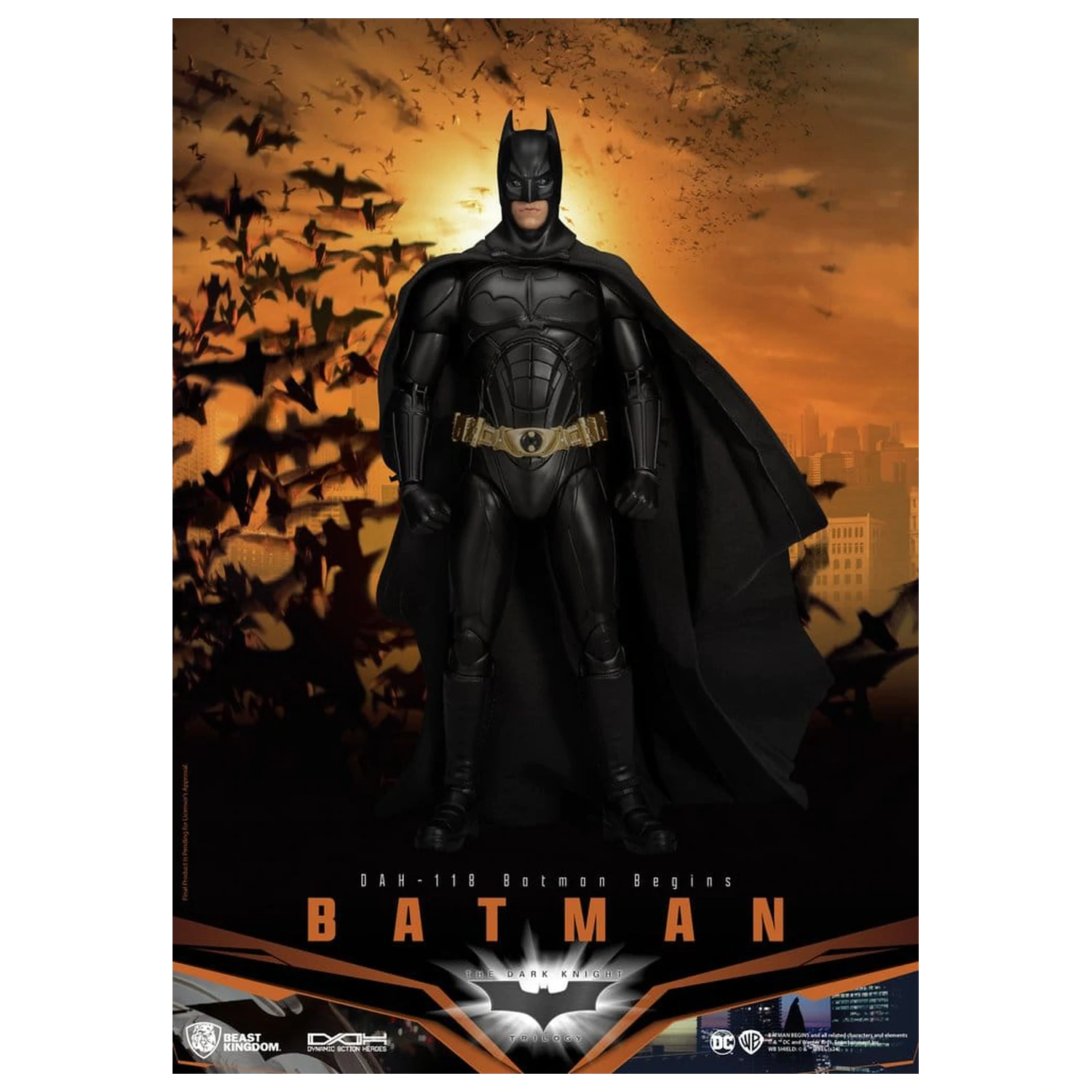 DC Comics Dynamic 8ction Heroes figurka akcji Batman (Batman Begins) 21 cm zdjęcie produktu