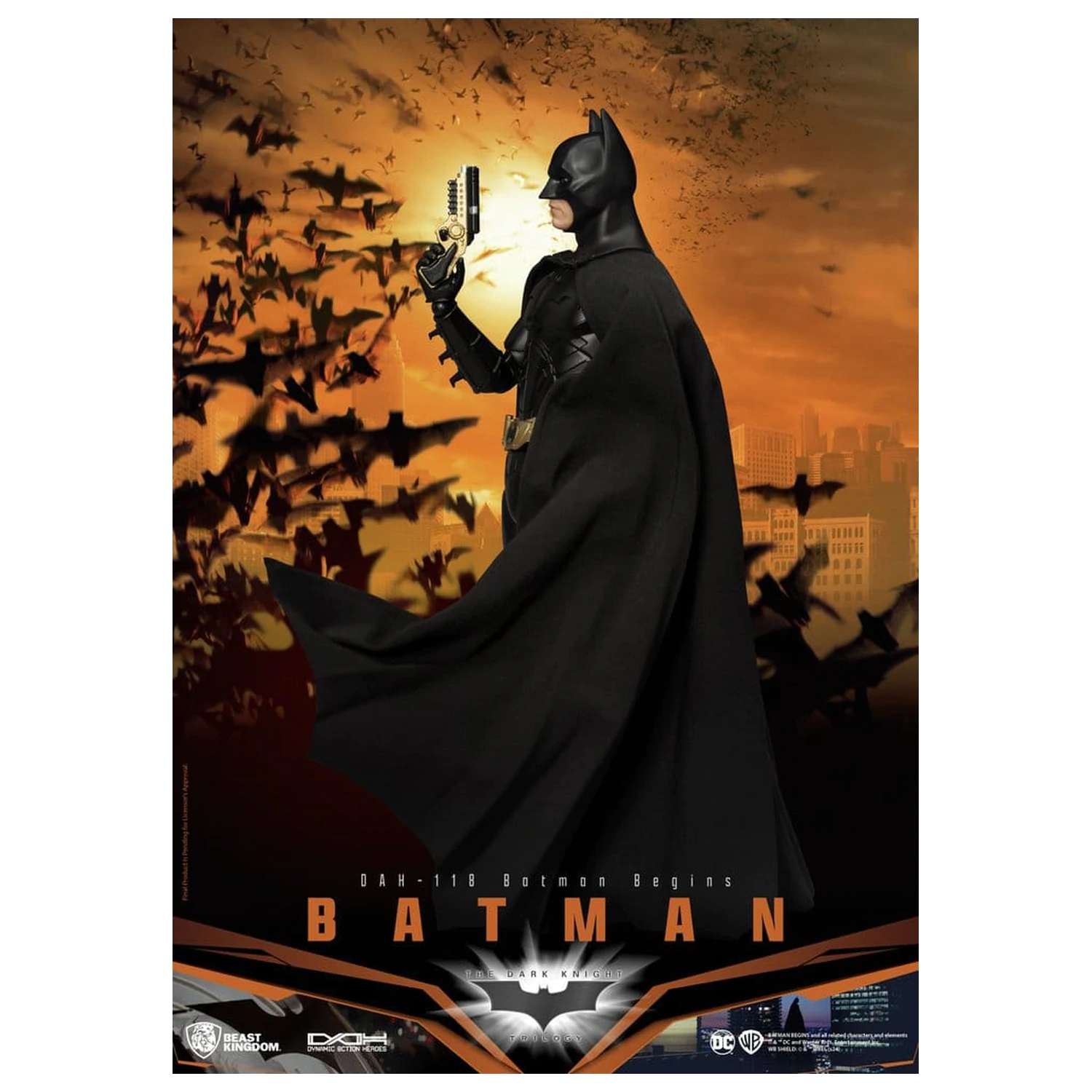 DC Comics Dynamic 8ction Heroes figurka akcji Batman (Batman Begins) 21 cm zdjęcie produktu