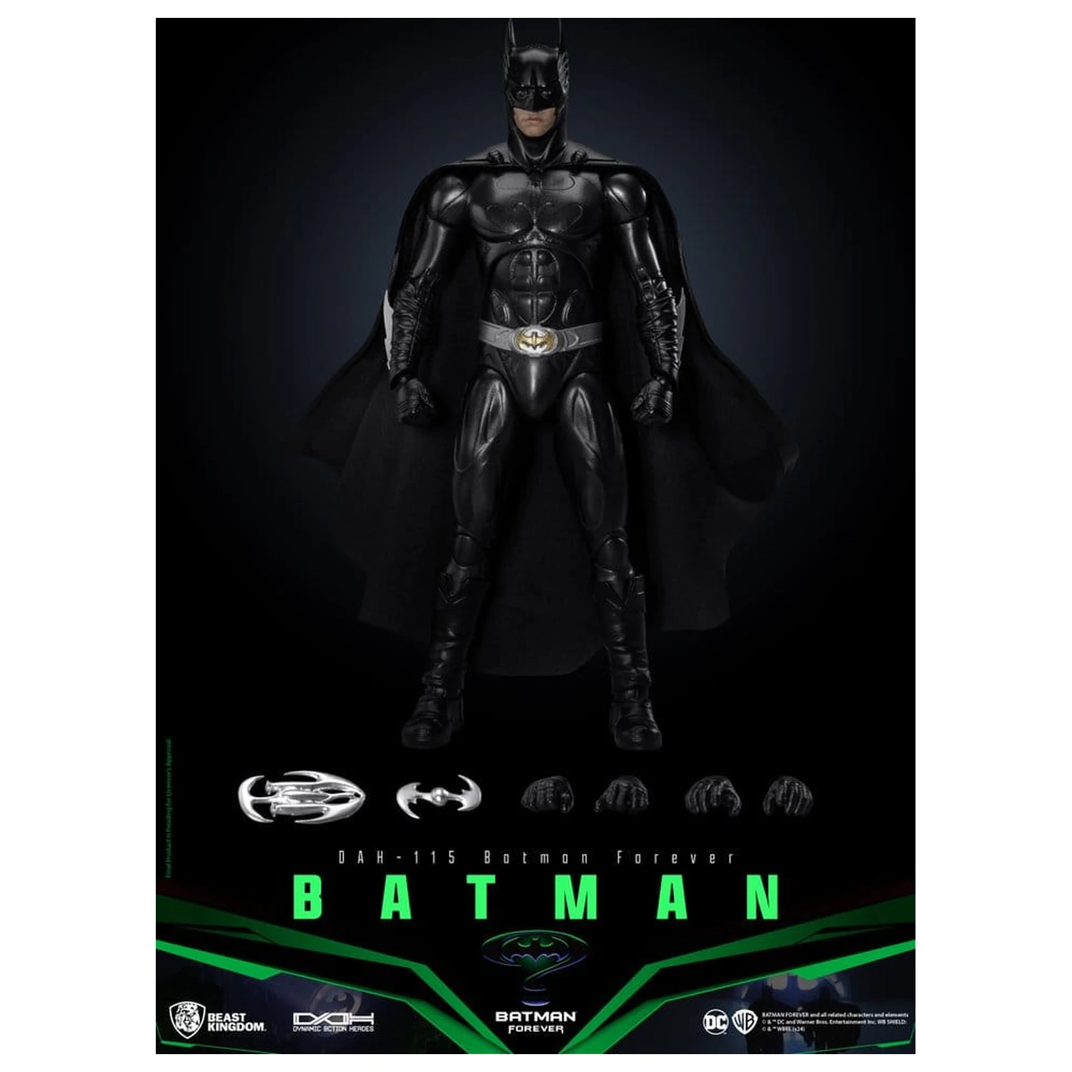 DC Comics Dynamic 8ction Heroes Action Figure Batman (Batman Forever) 21 cm zdjęcie produktu
