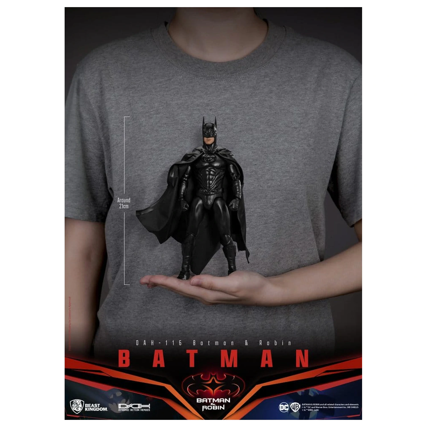 DC Comics Dynamic 8ction Heroes figurka akcji Batman (Batman & Robin) 21 cm zdjęcie produktu