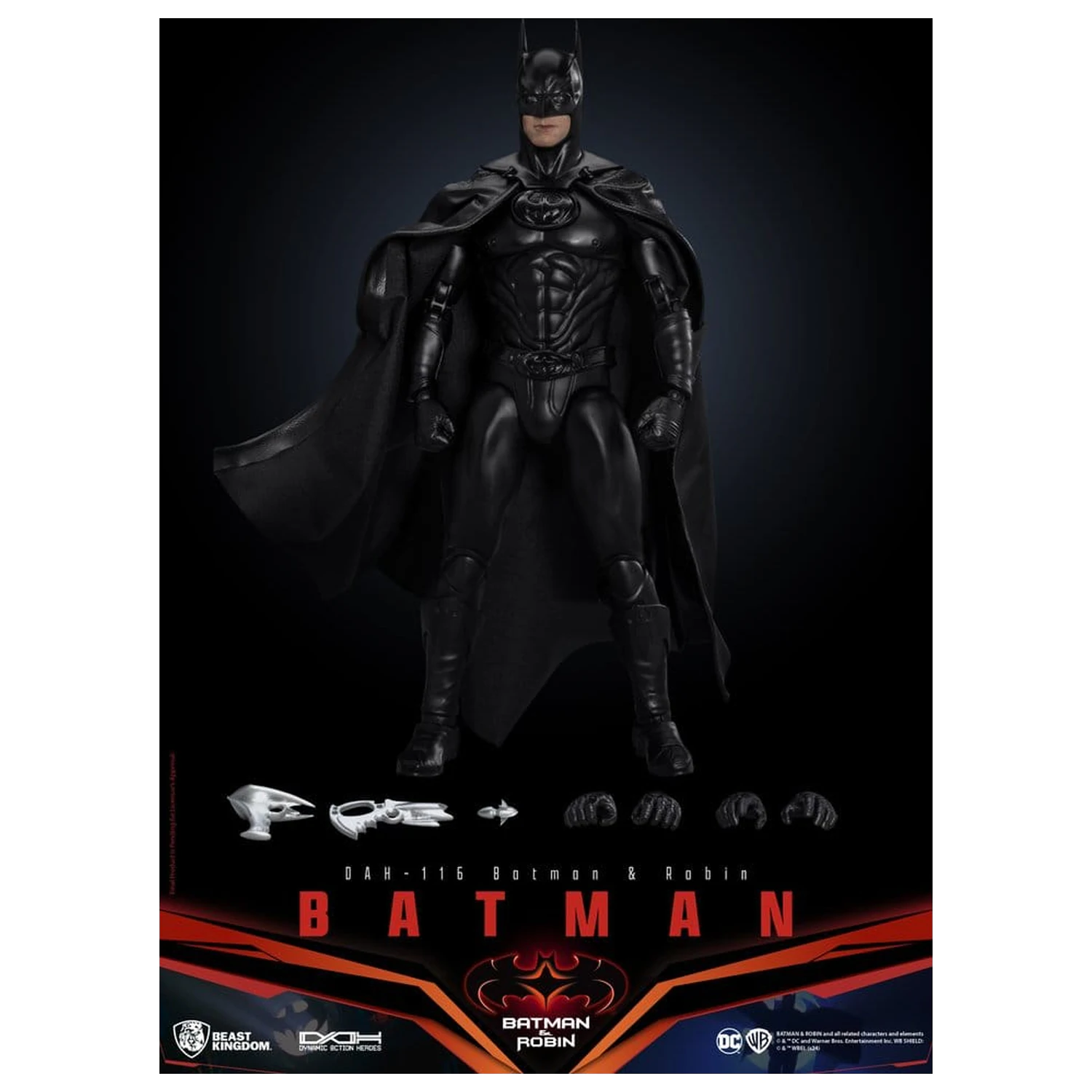 DC Comics Dynamic 8ction Heroes figurka akcji Batman (Batman & Robin) 21 cm zdjęcie produktu