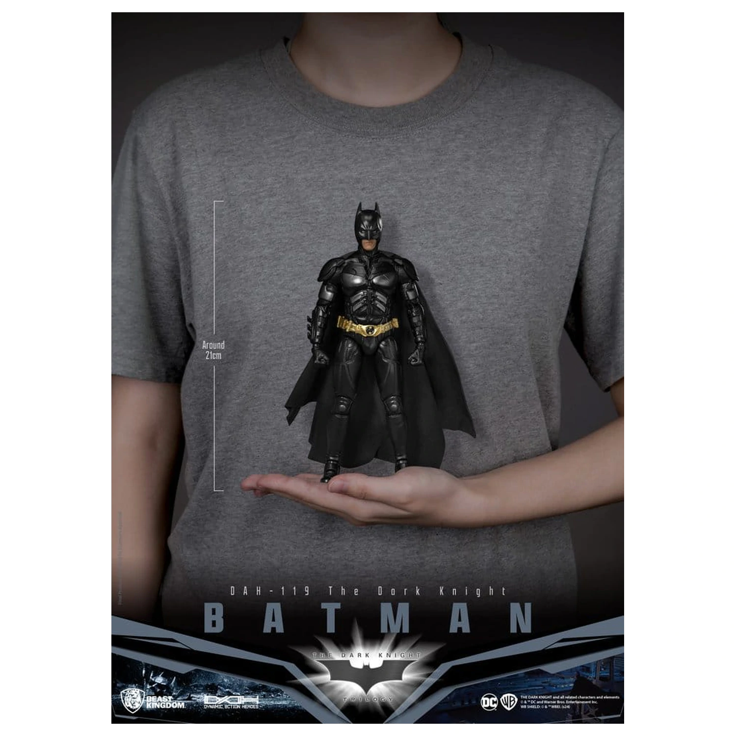 DC Comics Dynamic 8ction Heroes figurka akcji Batman (The Dark Knight) 21 cm zdjęcie produktu