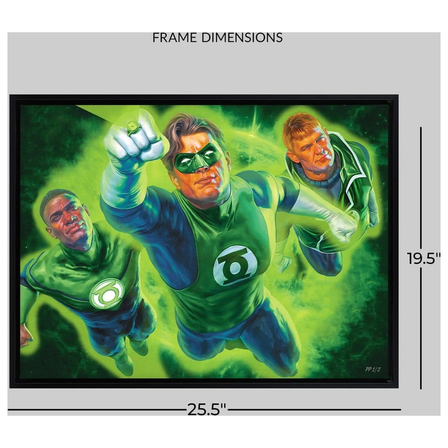 DC Comics Fine Art Print Green Lantern 61 x 41 cm - bez ramy zdjęcie produktu