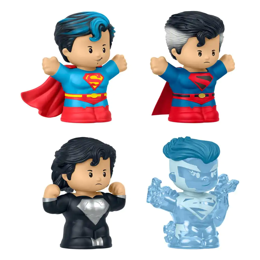 DC Comics Fisher-Price Little People Collector Mini Figurki 4-pak Superman: Through the Ages 7 cm zdjęcie produktu