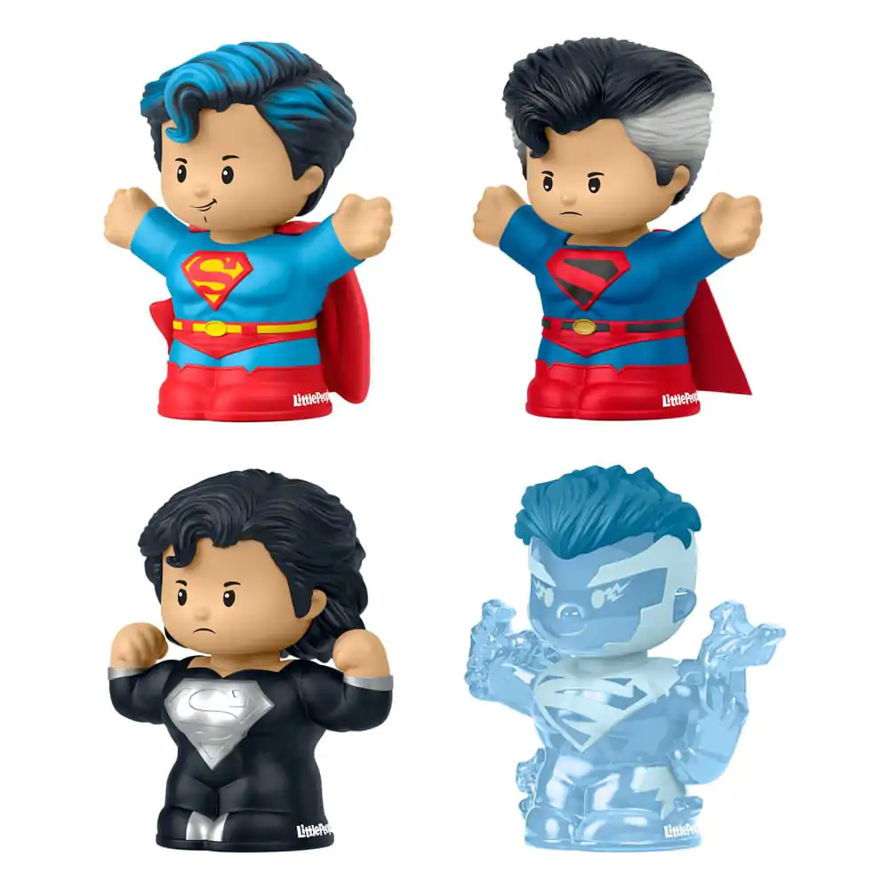 DC Comics Fisher-Price Little People Collector Mini Figurki 4-pak Superman: Through the Ages 7 cm zdjęcie produktu