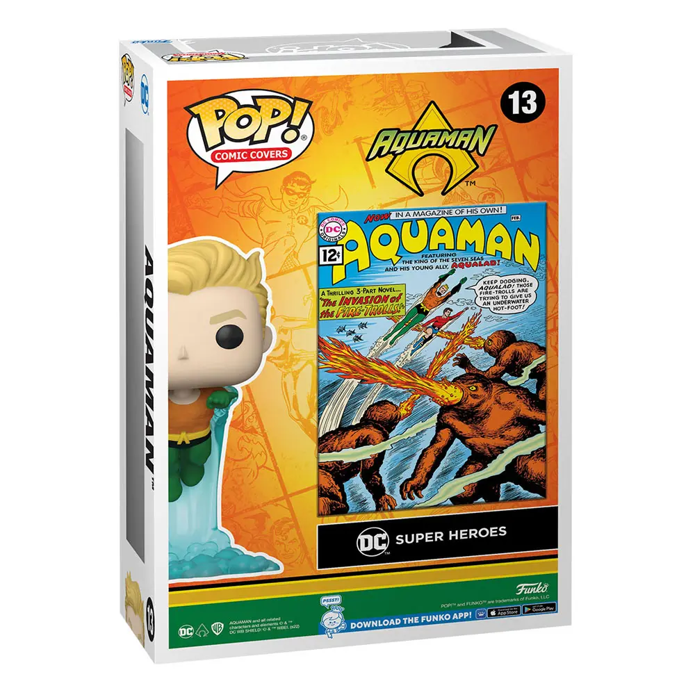 DC Comics POP! Okładka Komiksu Figurka Vinyl Aquaman 9 cm zdjęcie produktu