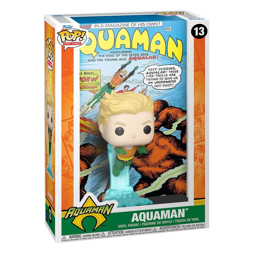 DC Comics POP! Okładka Komiksu Figurka Vinyl Aquaman 9 cm zdjęcie produktu