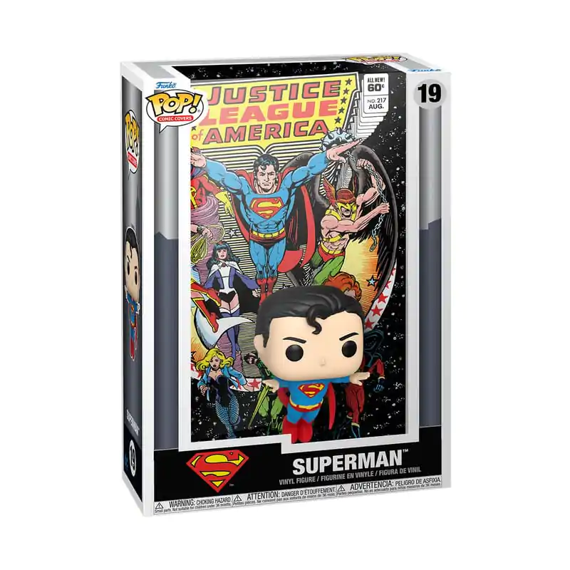 DC Comics Funko POP! Okładka Komiksu Figurka Winylowa Liga Sprawiedliwości Ameryki Superman 9 cm zdjęcie produktu