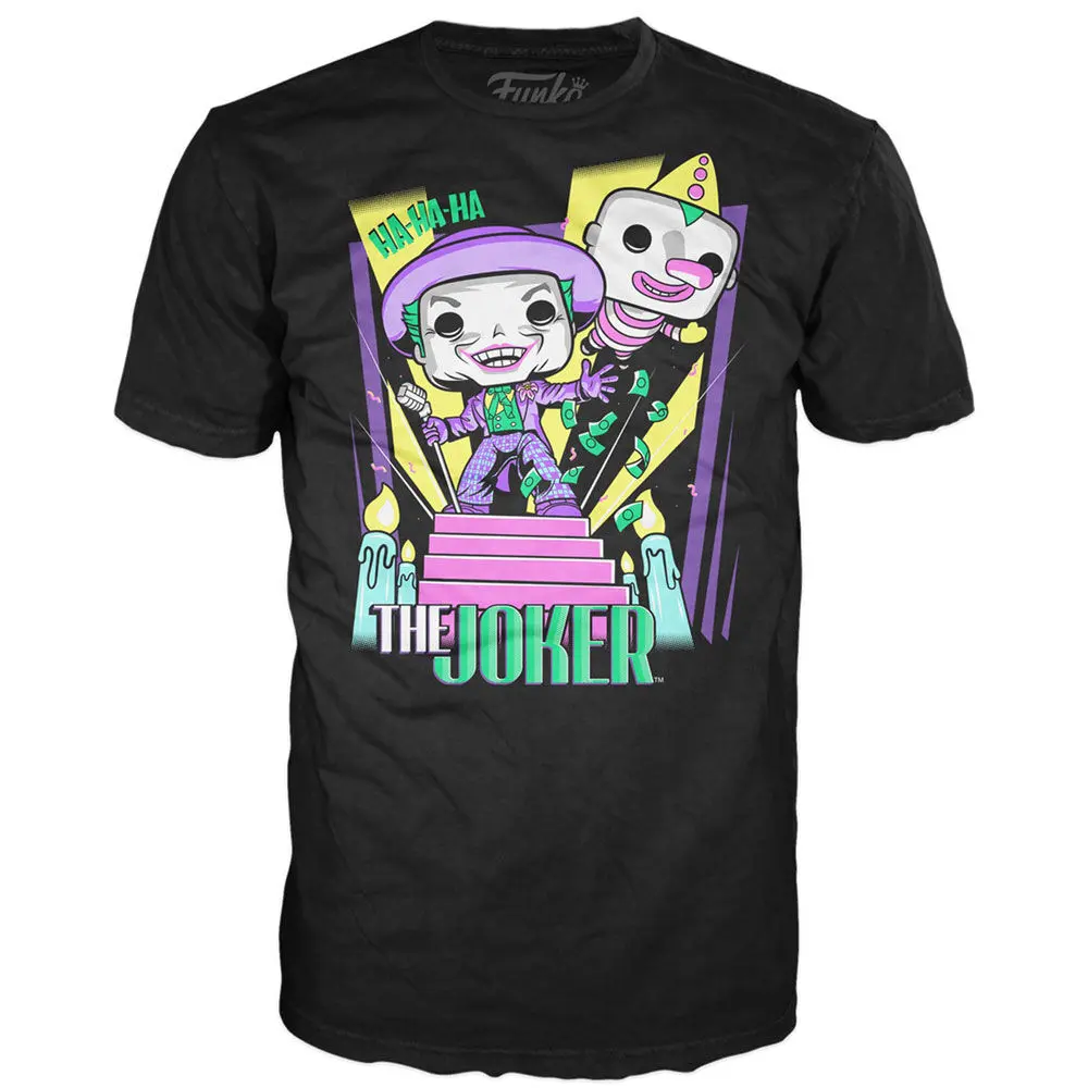 DC Comics Funko POP figurka & koszulka w pudełku Batman 89 Joker z Głośnikiem zdjęcie produktu