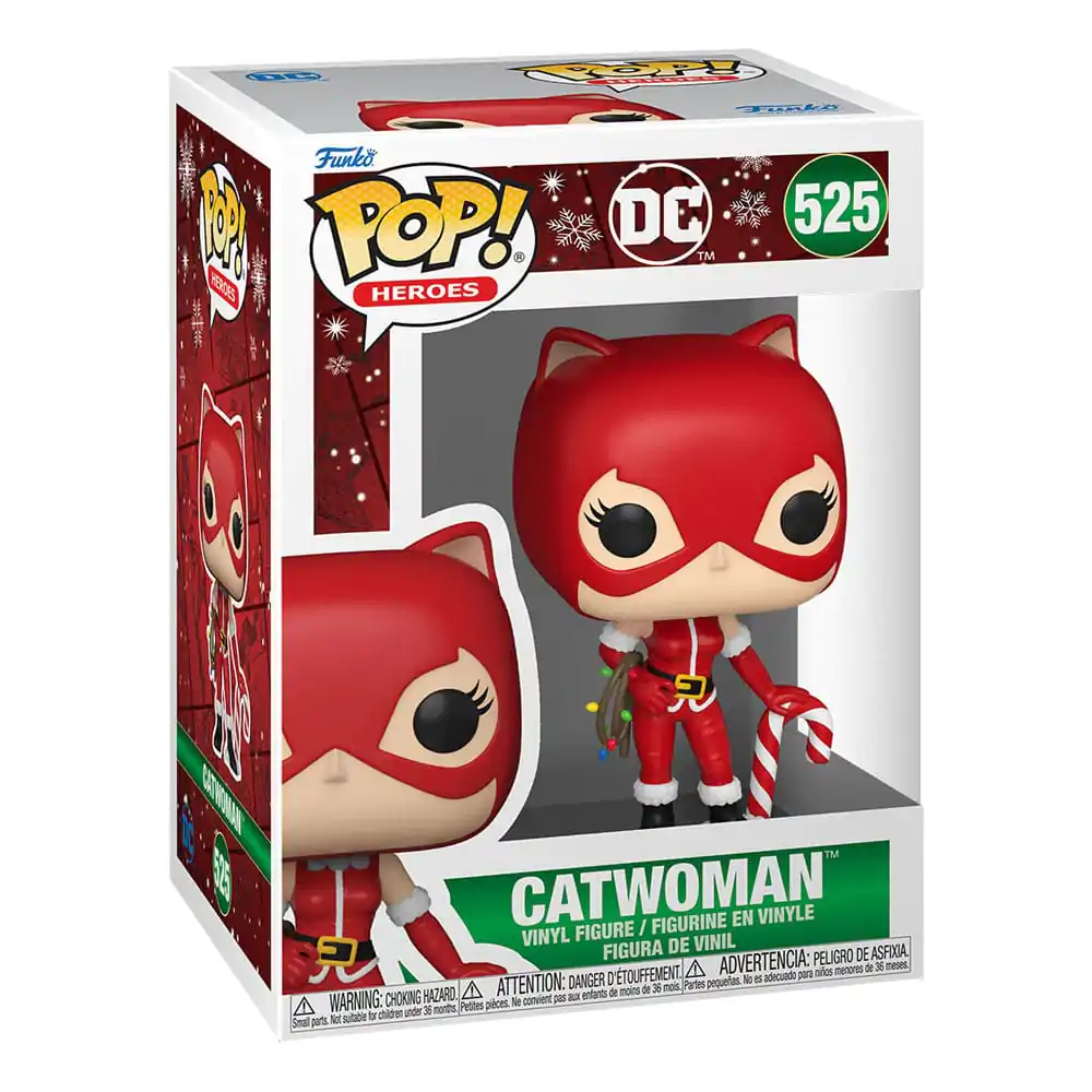 DC Comics Funko POP! Heroes Figurka winylowa Holiday &#039;24 - Catwoman 9 cm zdjęcie produktu