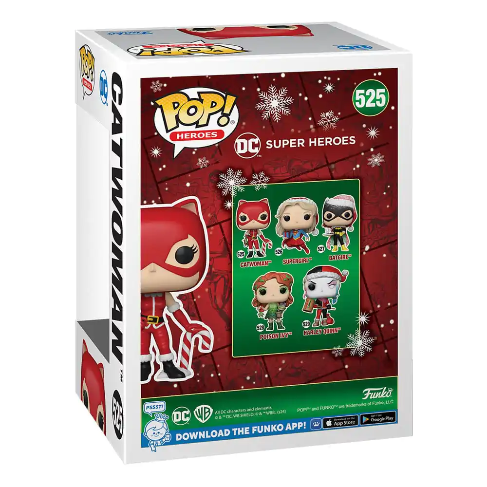 DC Comics Funko POP! Heroes Figurka winylowa Holiday &#039;24 - Catwoman 9 cm zdjęcie produktu