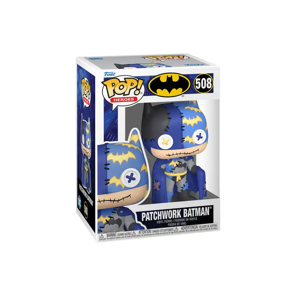 DC Comics Funko POP! Movies Figurka winylowa Patchwork - Batman 9 cm zdjęcie produktu