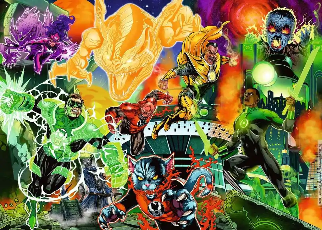 DC Comics Jigsaw Puzzle Green Lantern (1000 elementów) zdjęcie produktu