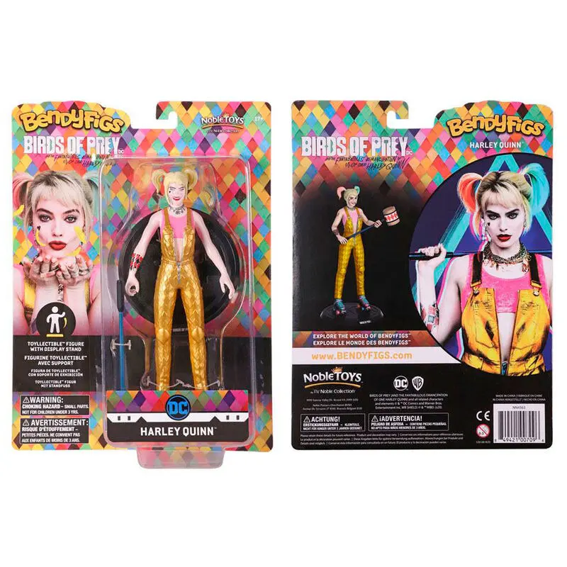 DC Comics Bendyfigs Figurka do wyginania Harley Quinn BOP z młotem 19 cm zdjęcie produktu