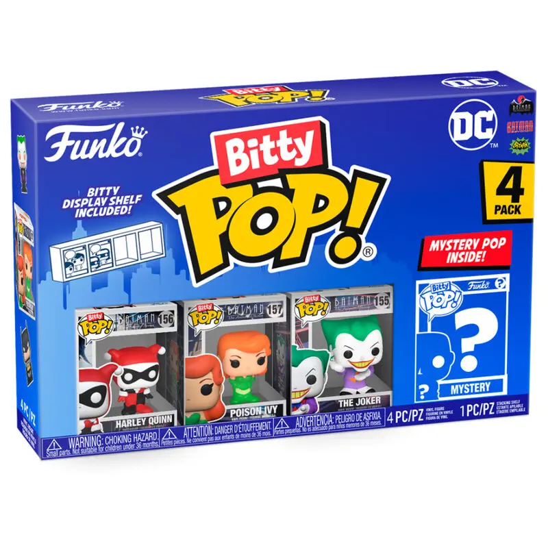 DC Bitty POP! Figurka winylowa 4-Pack Harley Quinn 2,5 cm zdjęcie produktu