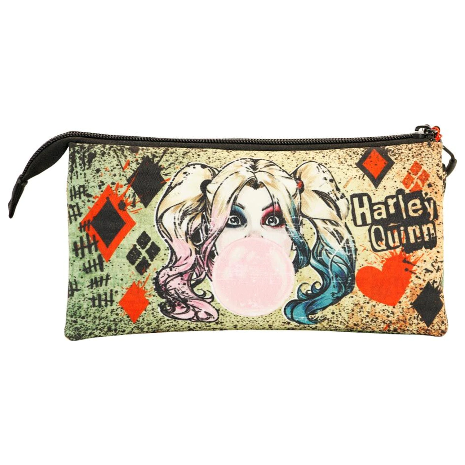 DC Comics Harley Quinn Mad Love potrójny piórnik zdjęcie produktu
