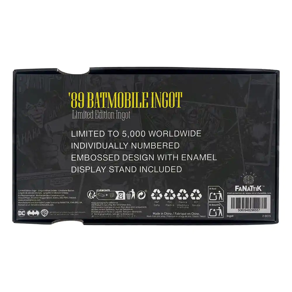 DC Comics Sztabka Batman Batmobile XL Edycja Limitowana zdjęcie produktu