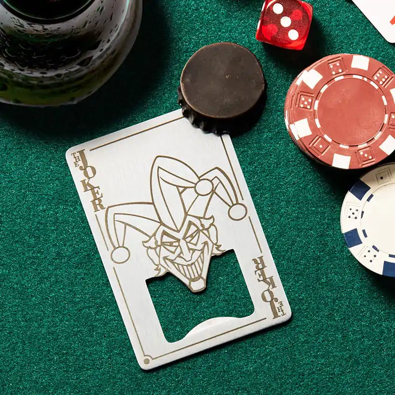 DC Comics Otwieracz do Butelek Joker Playing Card 8 cm zdjęcie produktu