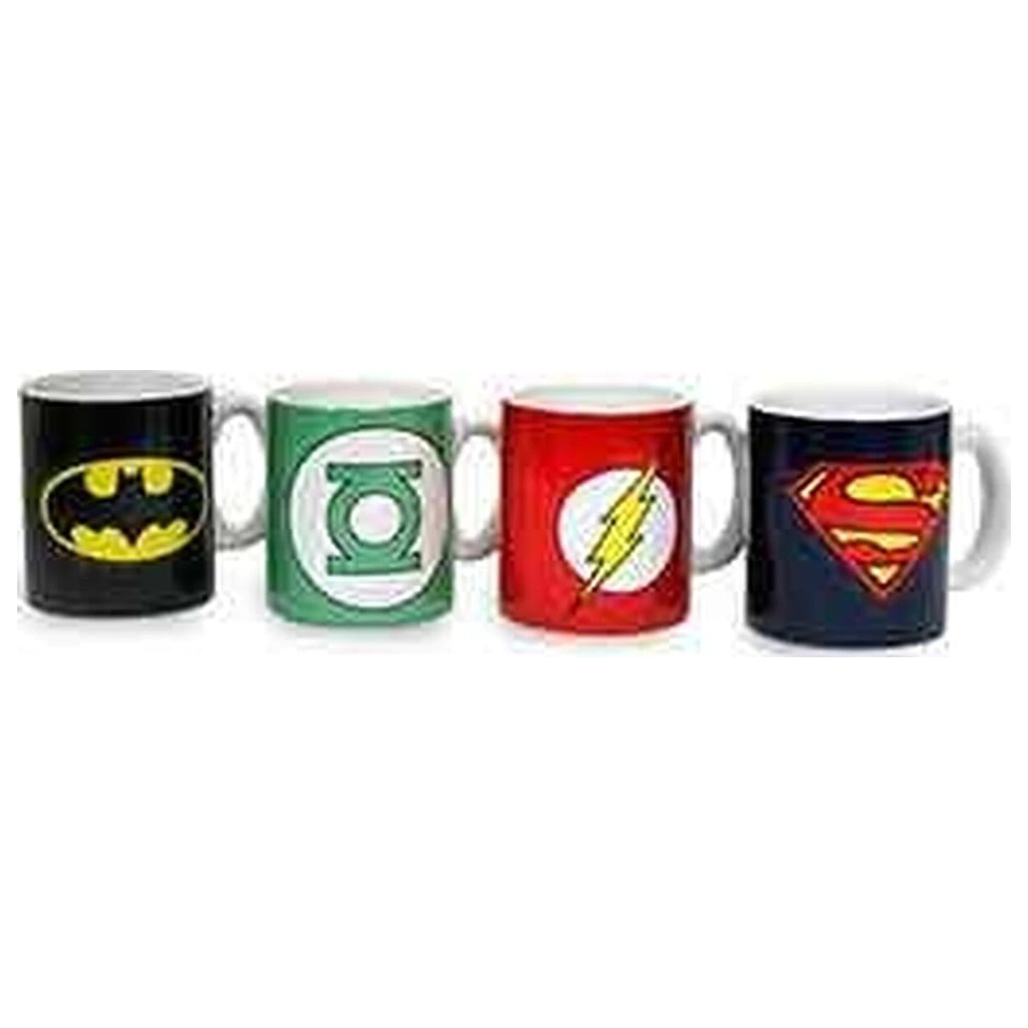 Kubki mini do kawy z logo DC Comics, ceramiczne, 8 cm, zestaw zdjęcie produktu