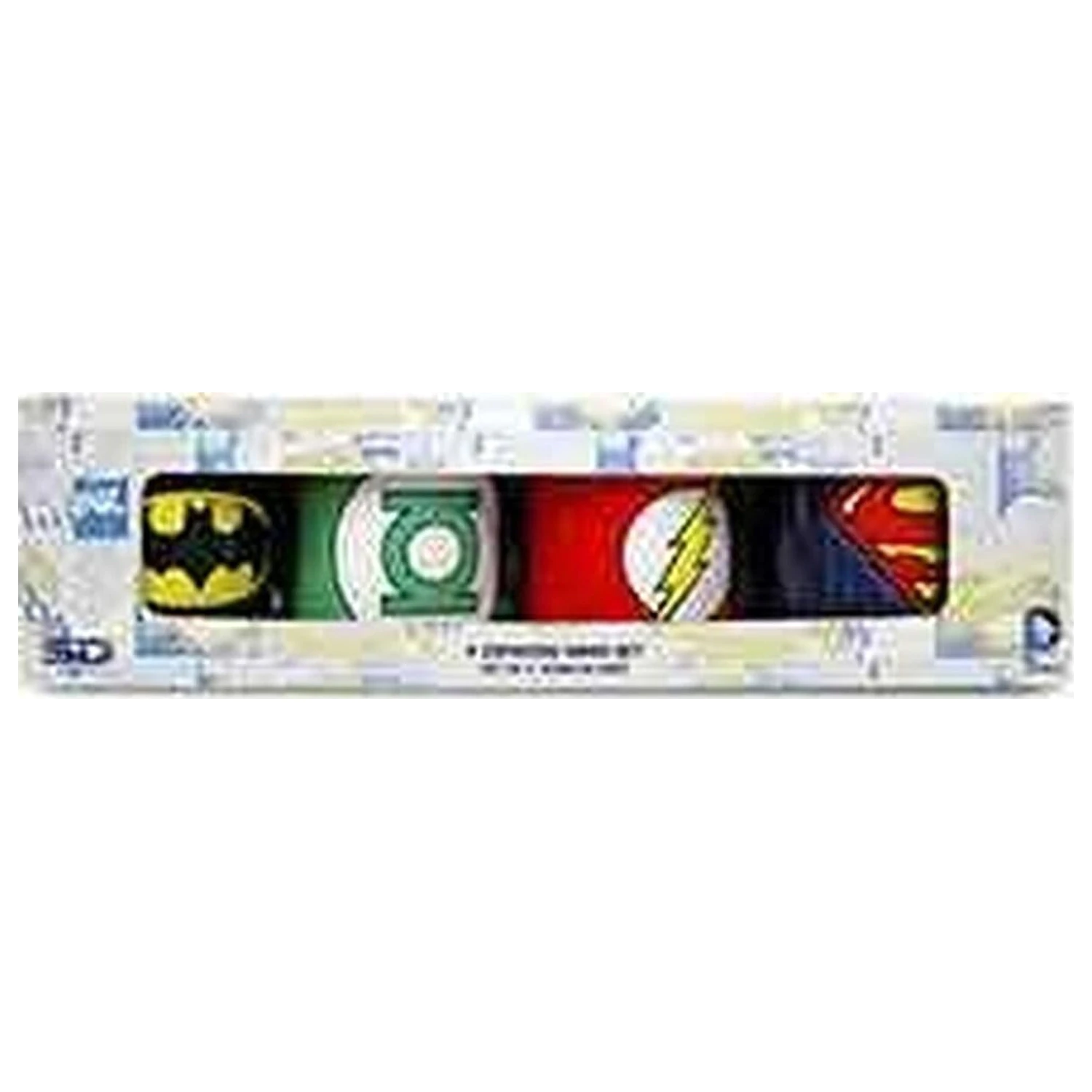 Kubki mini do kawy z logo DC Comics, ceramiczne, 8 cm, zestaw zdjęcie produktu