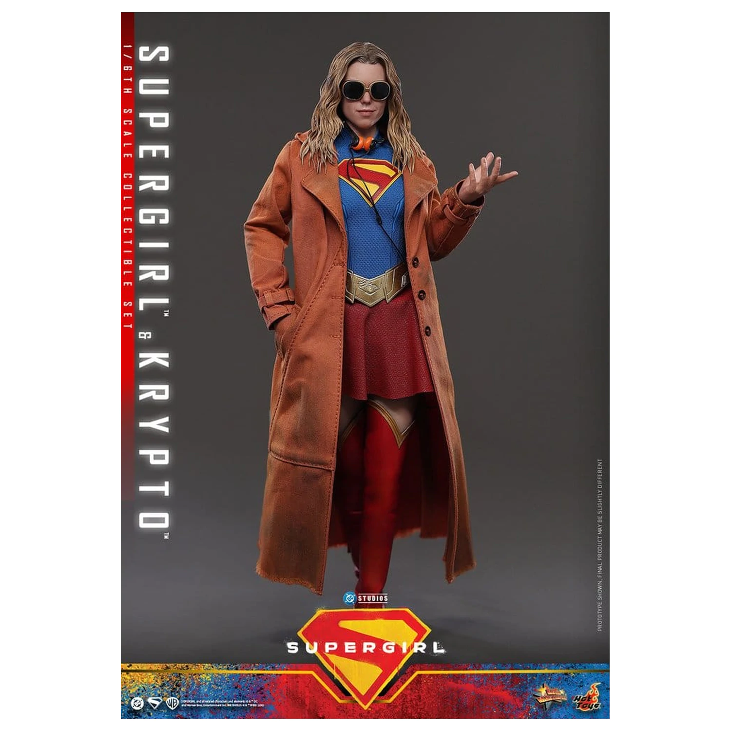 DC Comics Movie Masterpiece Zestaw figurek Supergirl i Krypto 28 cm zdjęcie produktu