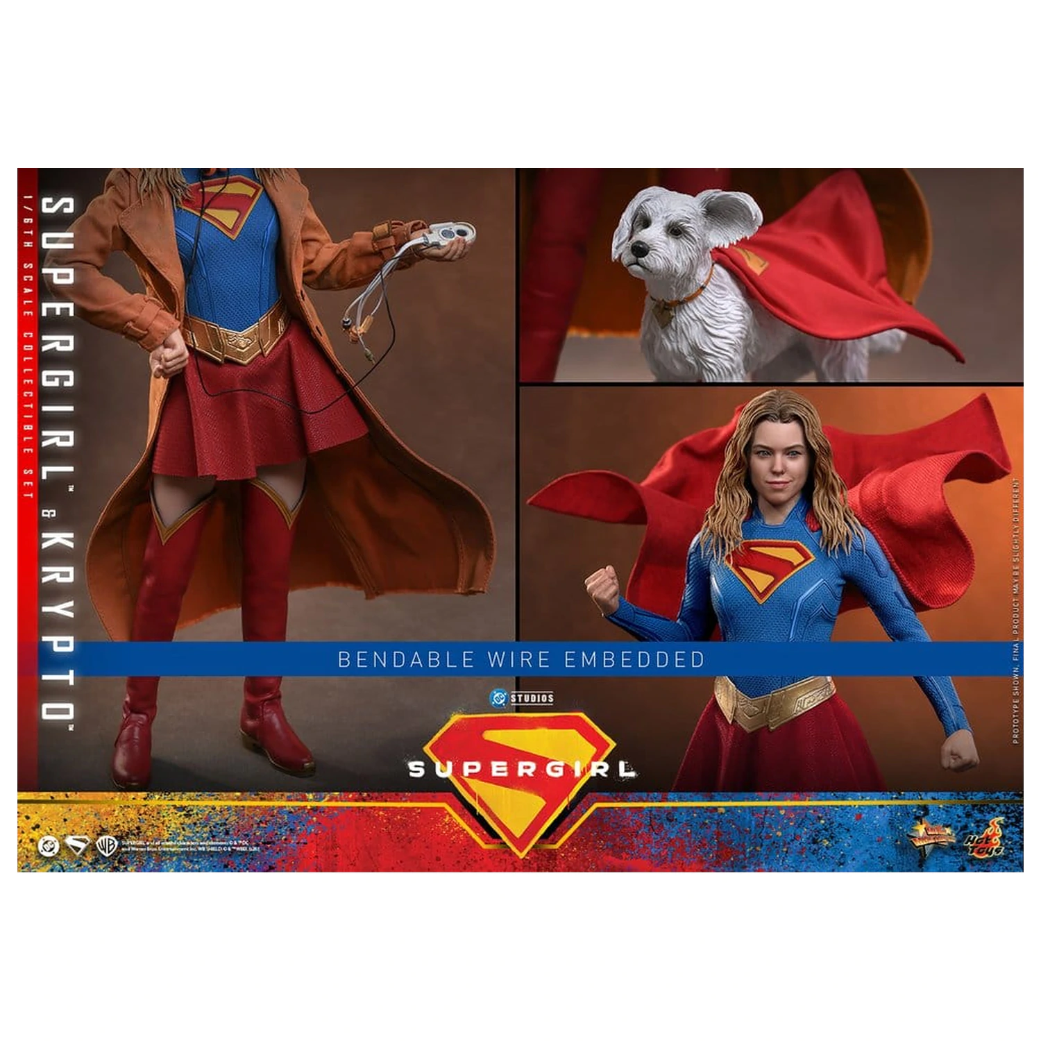 DC Comics Movie Masterpiece Zestaw figurek Supergirl i Krypto 28 cm zdjęcie produktu