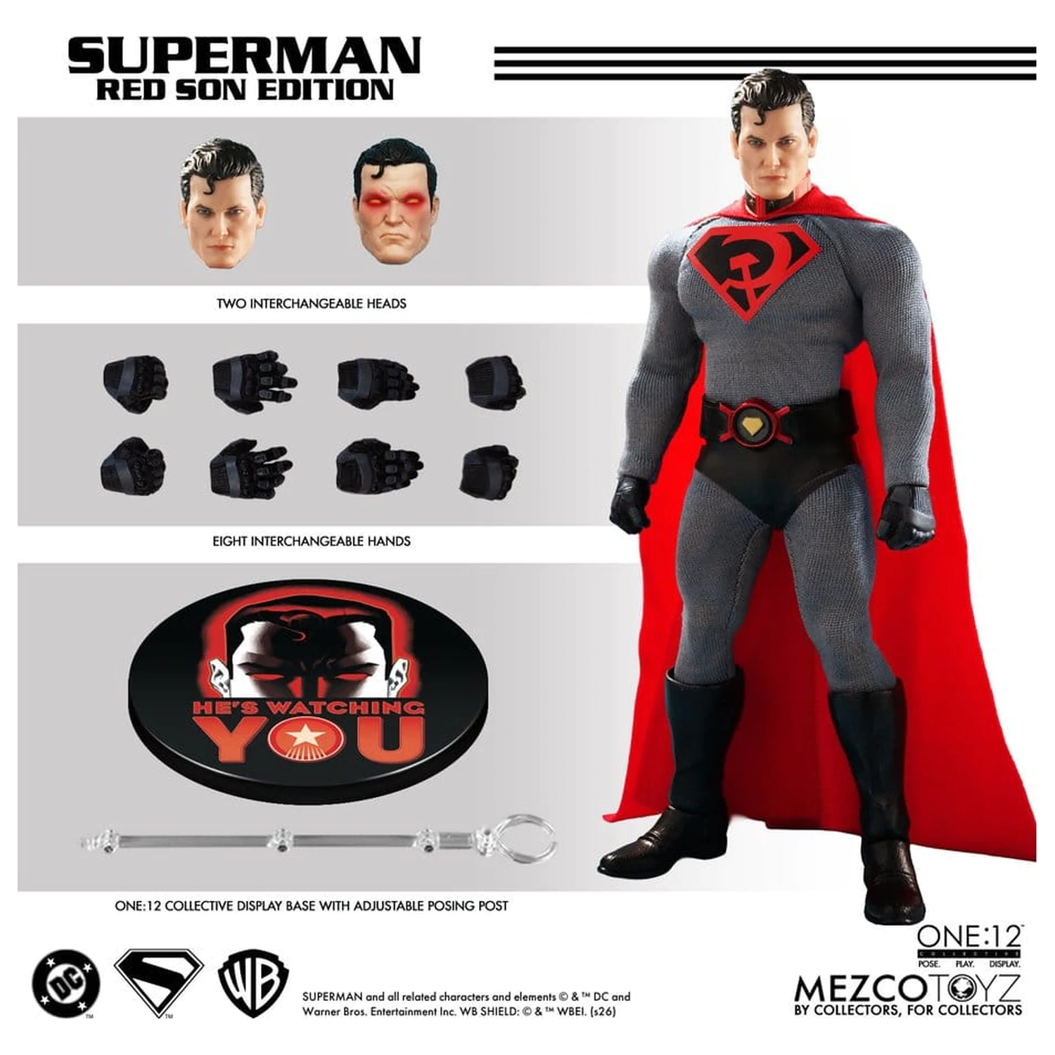 DC Comics One:12 Collective Figurka Akcji 1/12 Superman: Red Son 17 cm zdjęcie produktu
