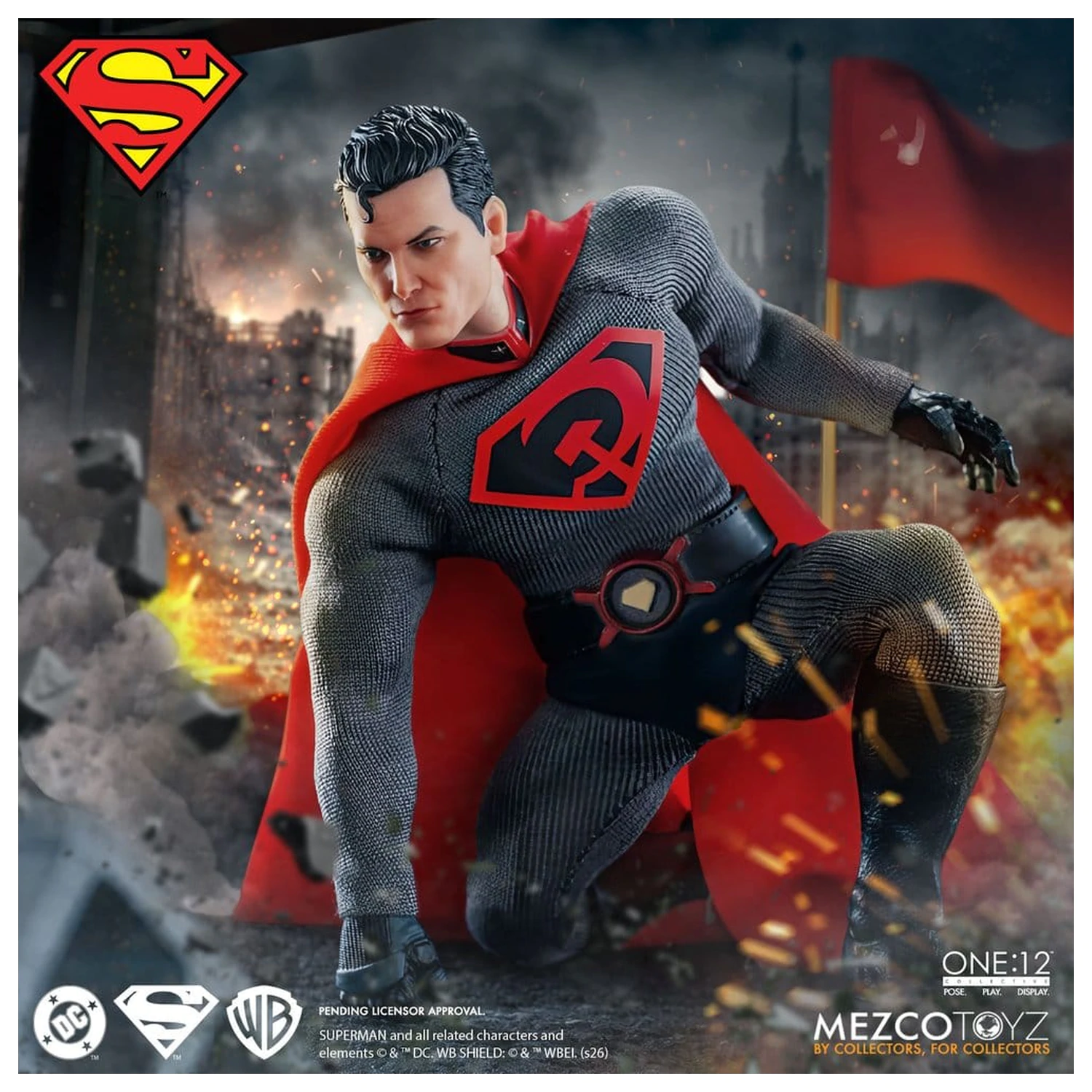 DC Comics One:12 Collective Figurka Akcji 1/12 Superman: Red Son 17 cm zdjęcie produktu