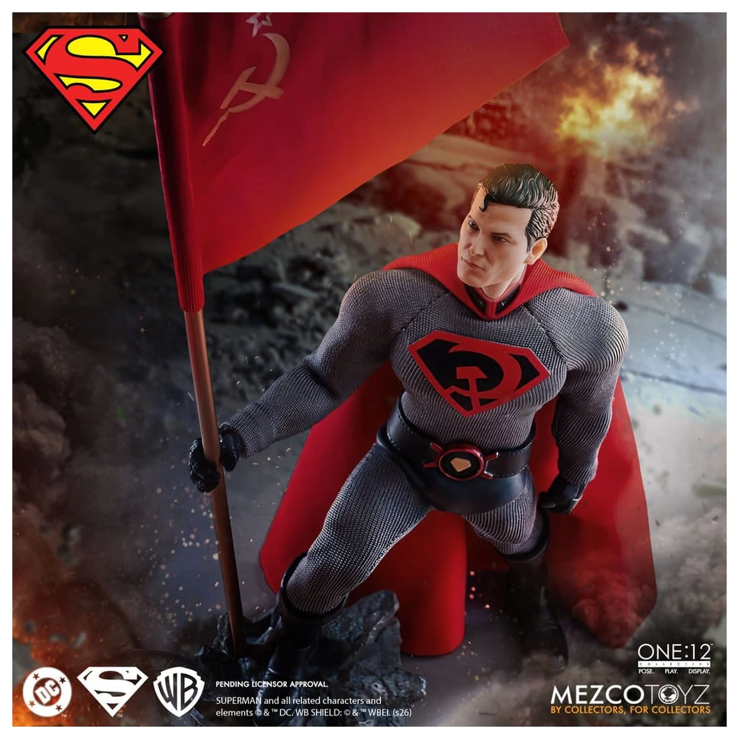 DC Comics One:12 Collective Figurka Akcji 1/12 Superman: Red Son 17 cm zdjęcie produktu