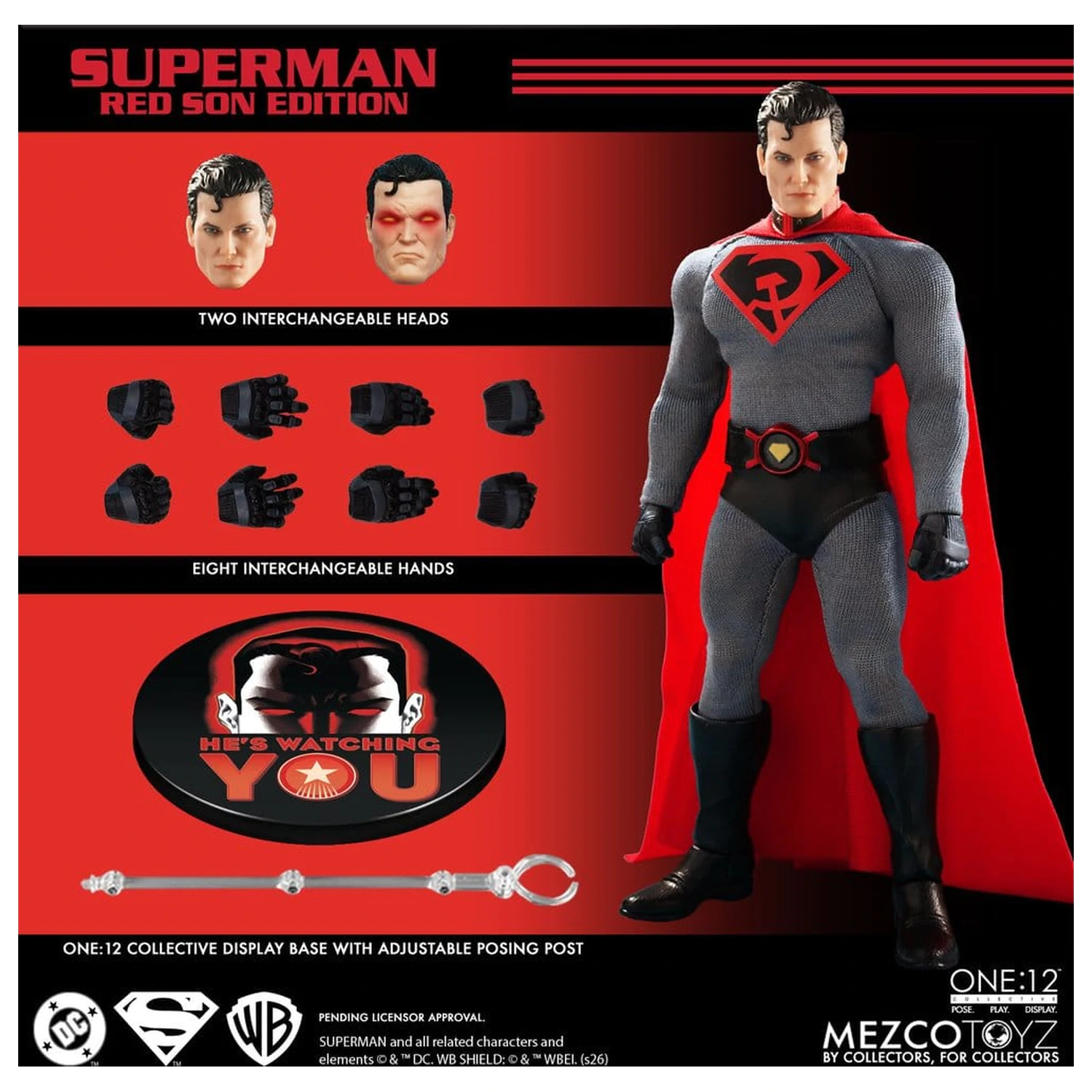 DC Comics One:12 Collective Figurka Akcji 1/12 Superman: Red Son 17 cm zdjęcie produktu