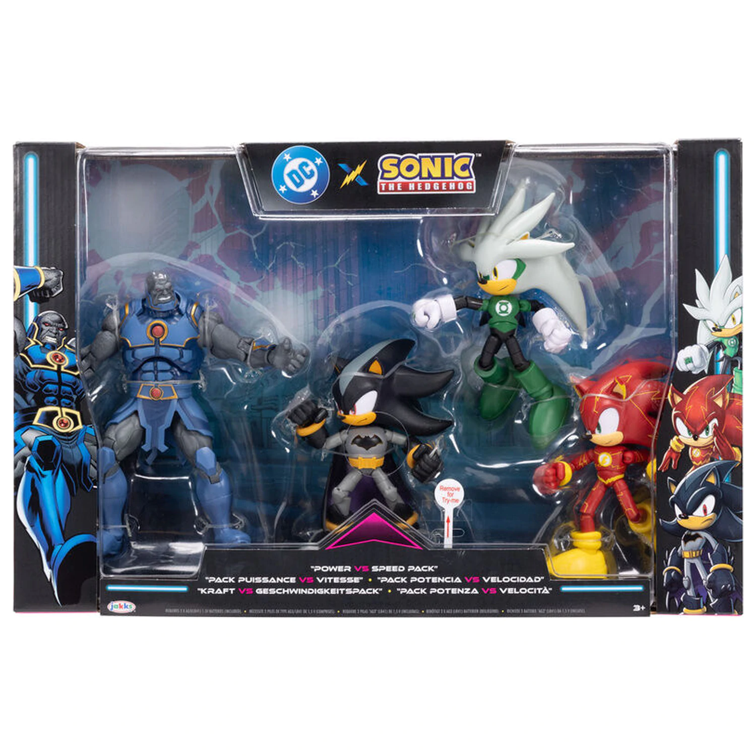 DC Comics Sonic The Hedgehog opakowanie 4 figurek 12cm zdjęcie produktu