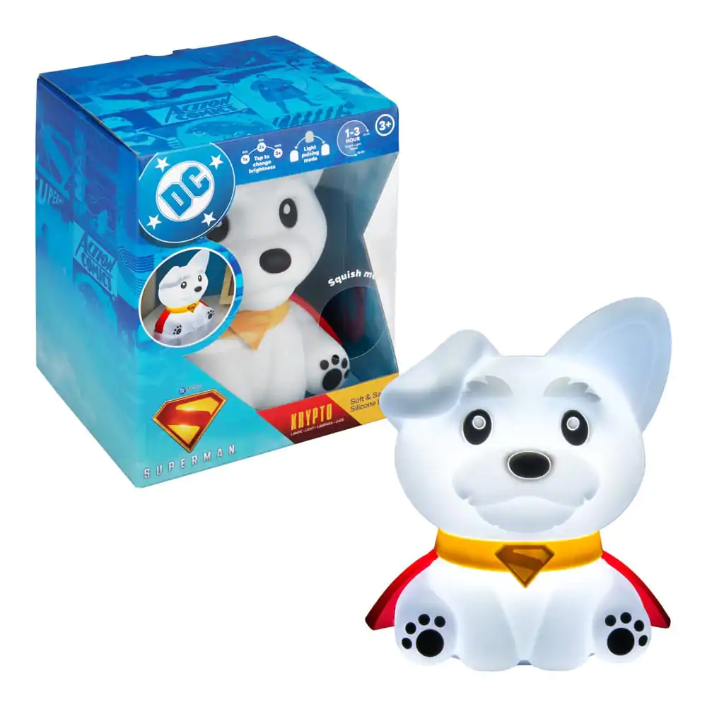 DC Comics Squishy Glo Silikonowa Lampka Superman Krypto 17 cm zdjęcie produktu