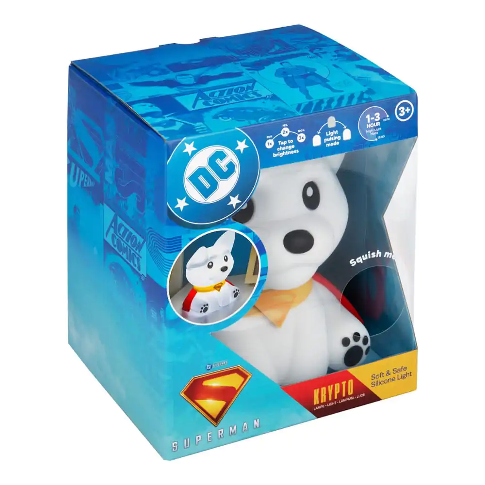 DC Comics Squishy Glo Silikonowa Lampka Superman Krypto 17 cm zdjęcie produktu