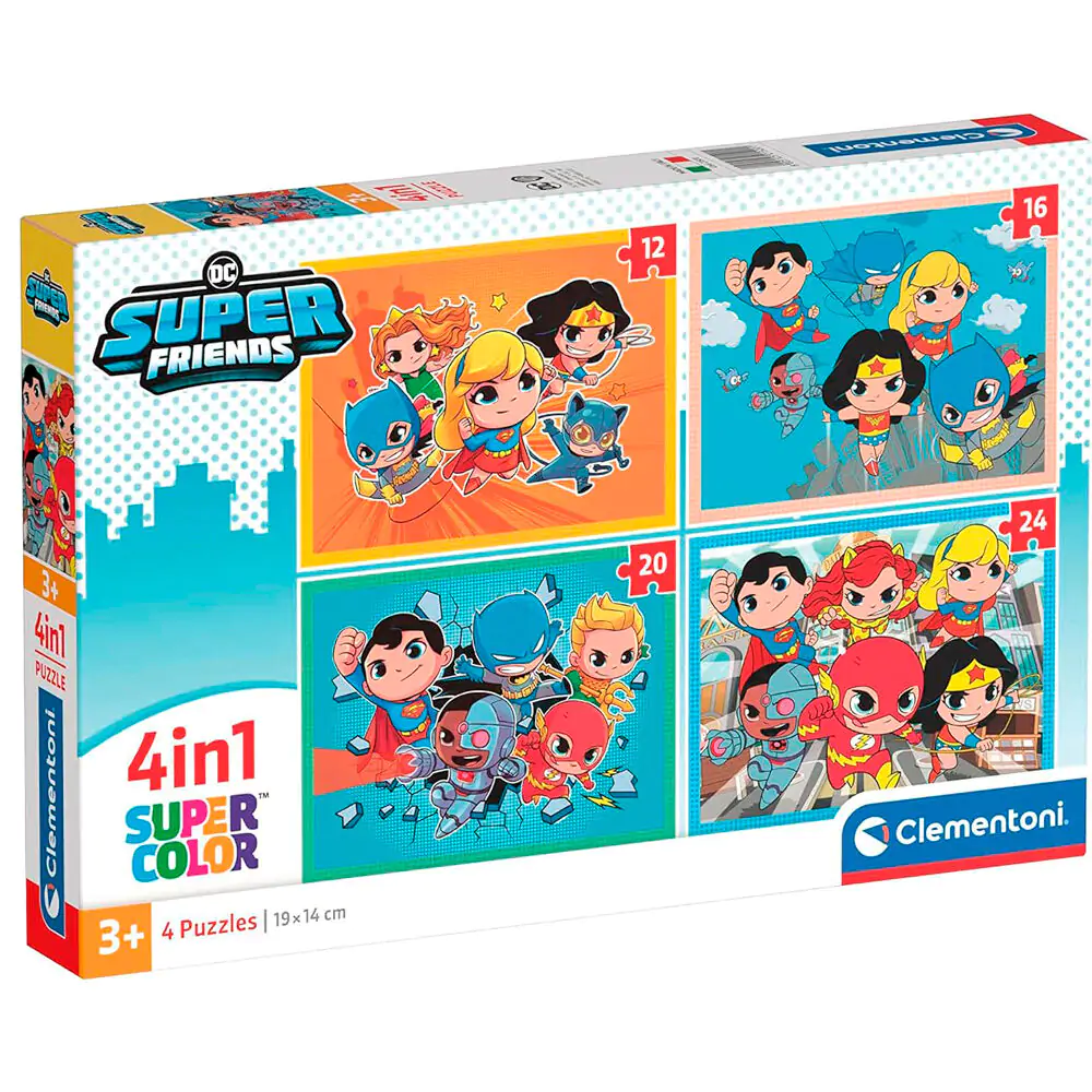 DC Comics Superfriends układanka 12-16-20-24 szt. zdjęcie produktu