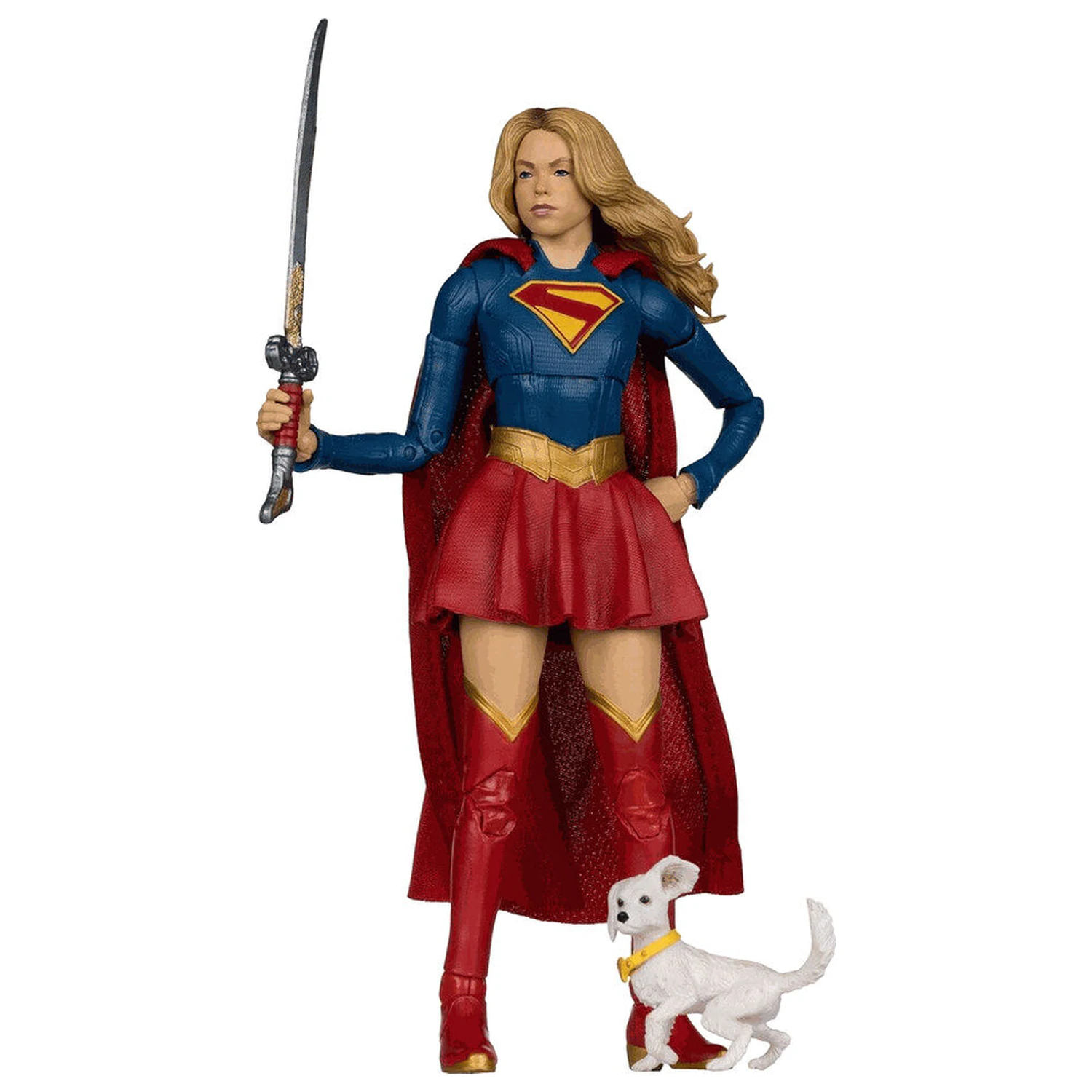 DC Comics Supergirl Deluxe Theatrical Edition Supergirl & Puppy Krypto figurka 18cm zdjęcie produktu