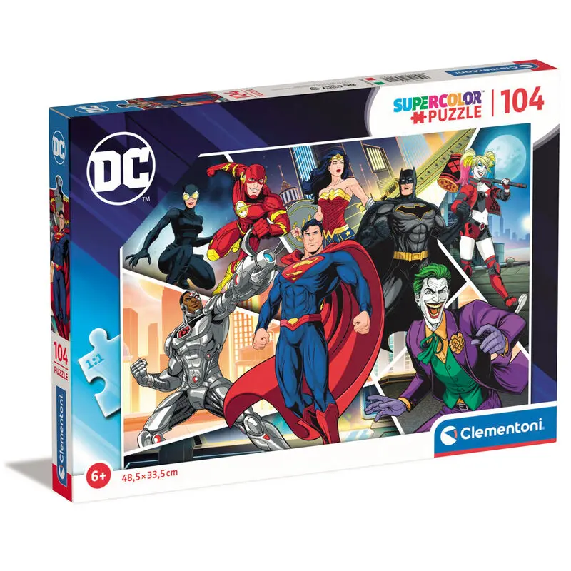 Puzzle DC Comics Superheros 104 elementy zdjęcie produktu