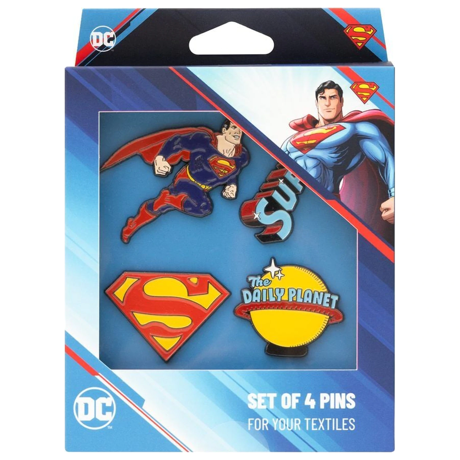 DC Comics Superman zestaw 4 pinów zdjęcie produktu