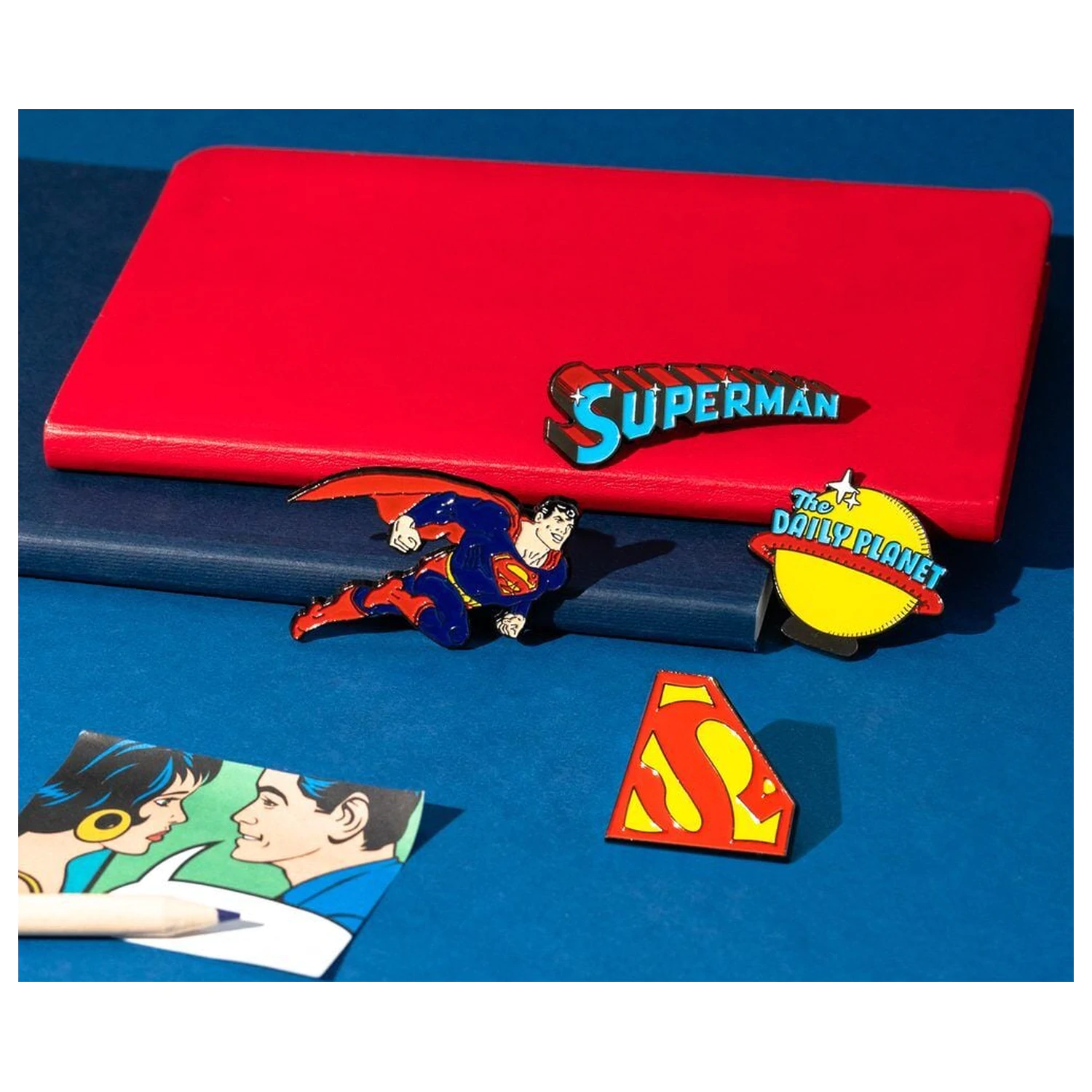 DC Comics Superman zestaw 4 pinów zdjęcie produktu