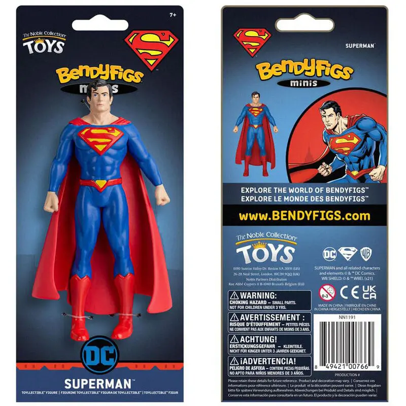 DC Comics Bendyfigs Figurka Superman zginana 14 cm zdjęcie produktu