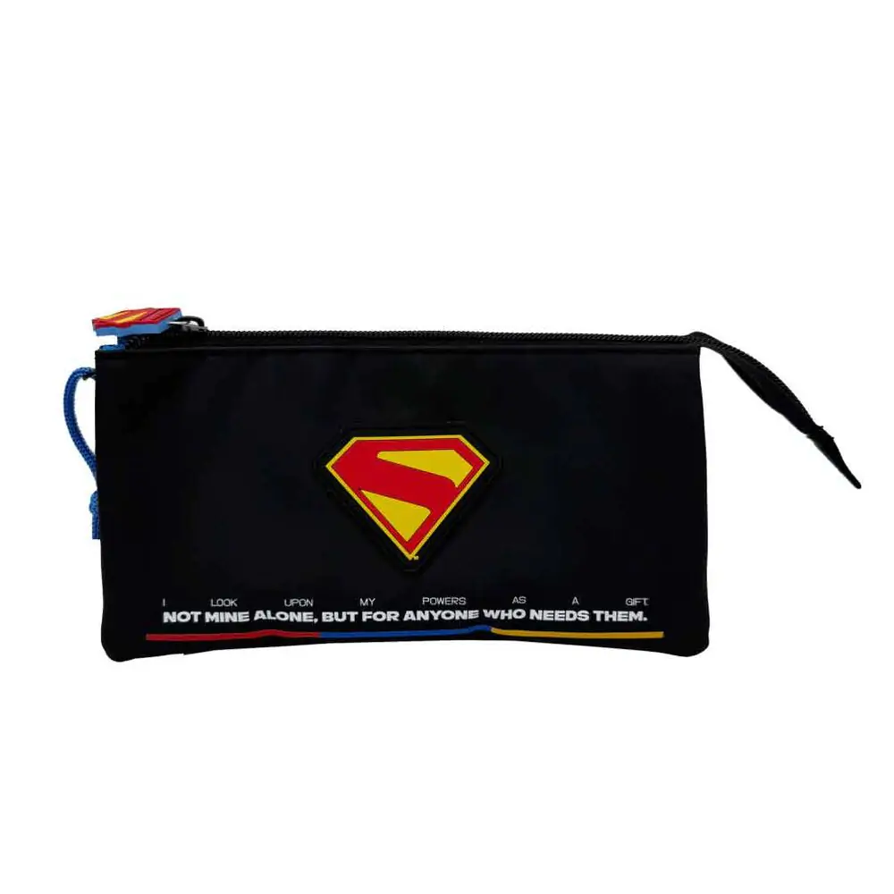 DC Comics Superman Logo potrójny piórnik zdjęcie produktu