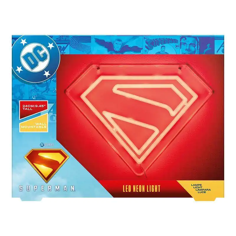 DC Comics Lampa Ścienna LED Światło Neonowe Superman zdjęcie produktu