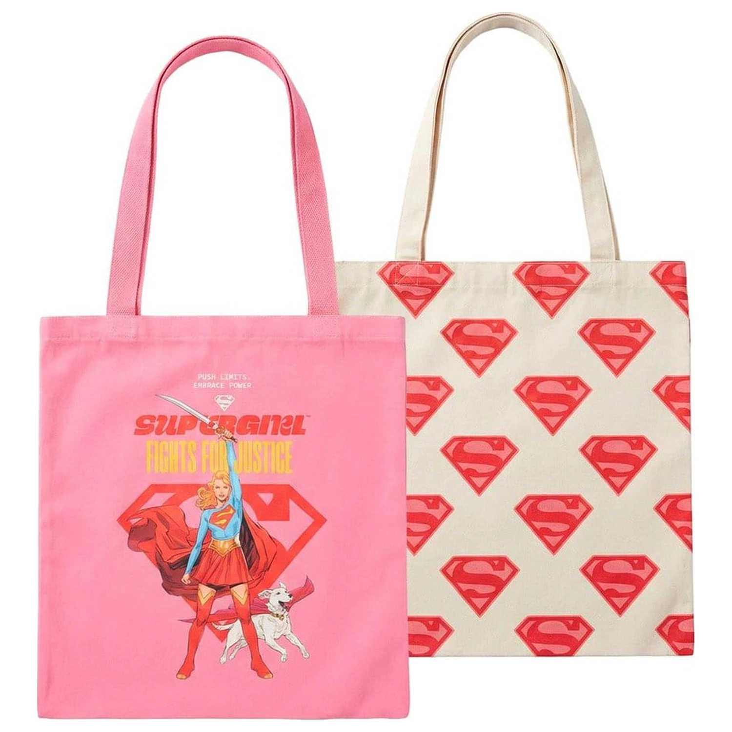 Torby na zakupy DC Comics Zestaw 2 sztuk Superman Supergirl zdjęcie produktu