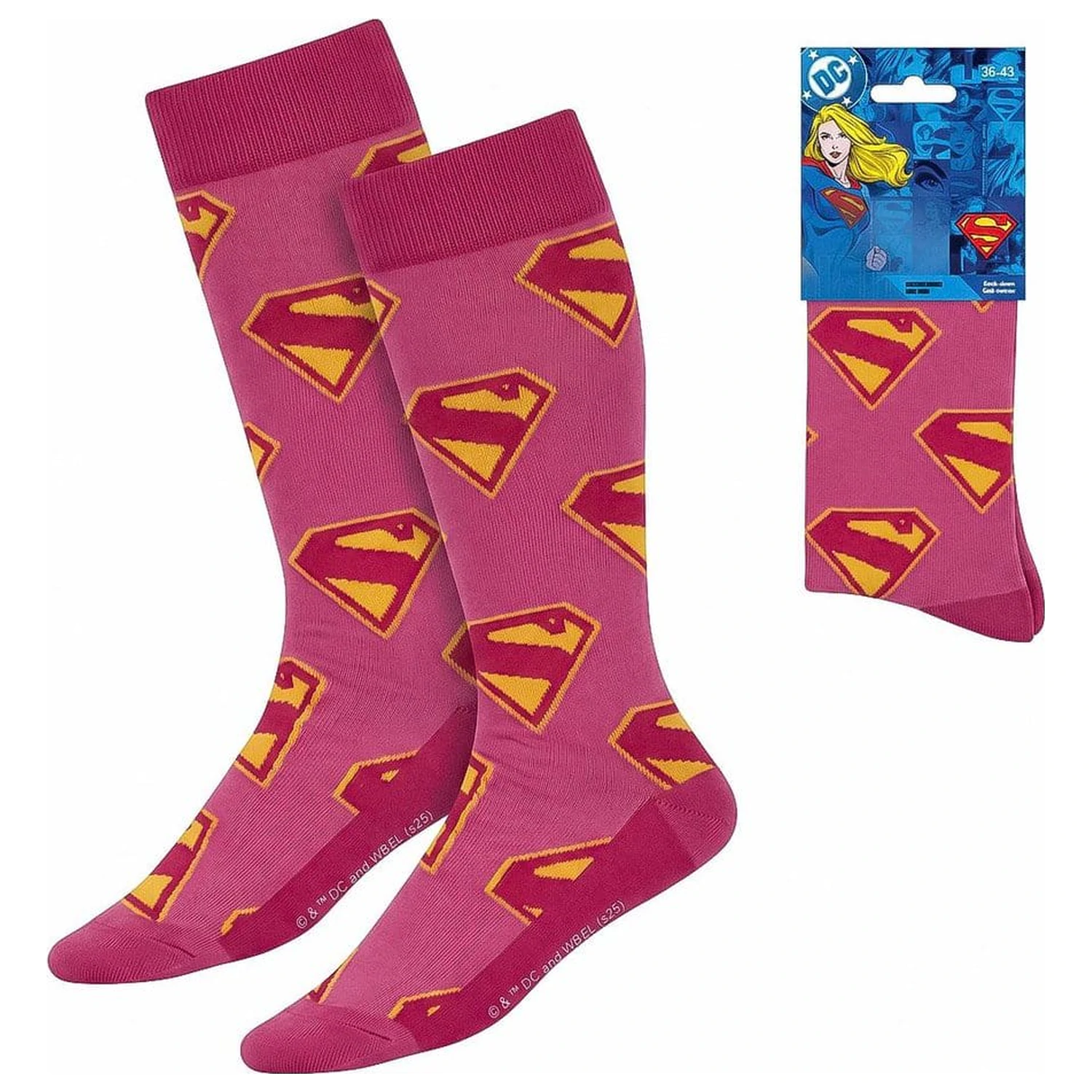 DC Comics Skarpety Superman Supergirl 36-43 zdjęcie produktu