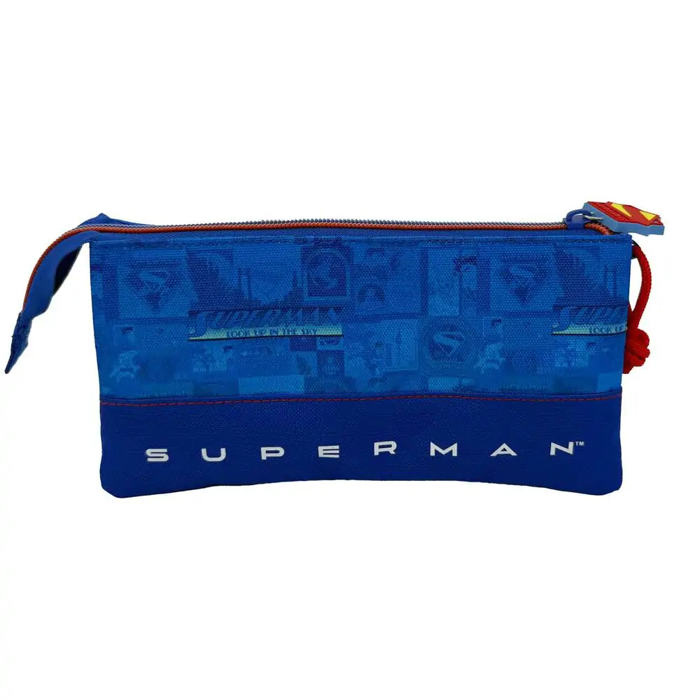 DC Comics Superman potrójny piórnik zdjęcie produktu