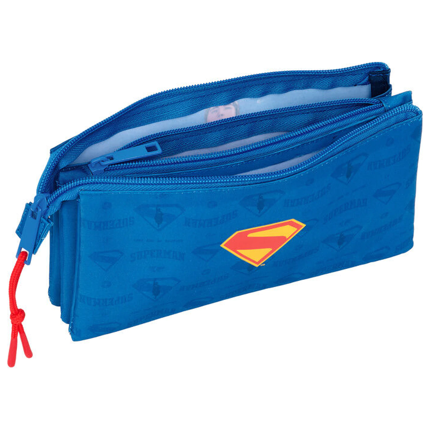 DC Comics Superman potrójny piórnik zdjęcie produktu