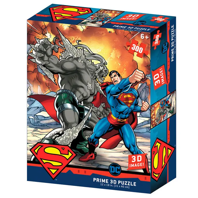 Puzzle 3D DC Comics Superman vs Doomsday Prime 300 elementów zdjęcie produktu