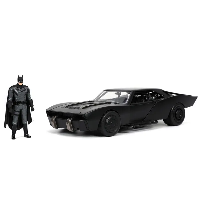DC Comics The Batman Batmobil Metalowy samochód + zestaw figurka Batman zdjęcie produktu