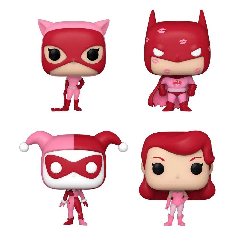 DC Comics Valentines Pocket POP! Figurka winylowa 4-Pack 4 cm zdjęcie produktu