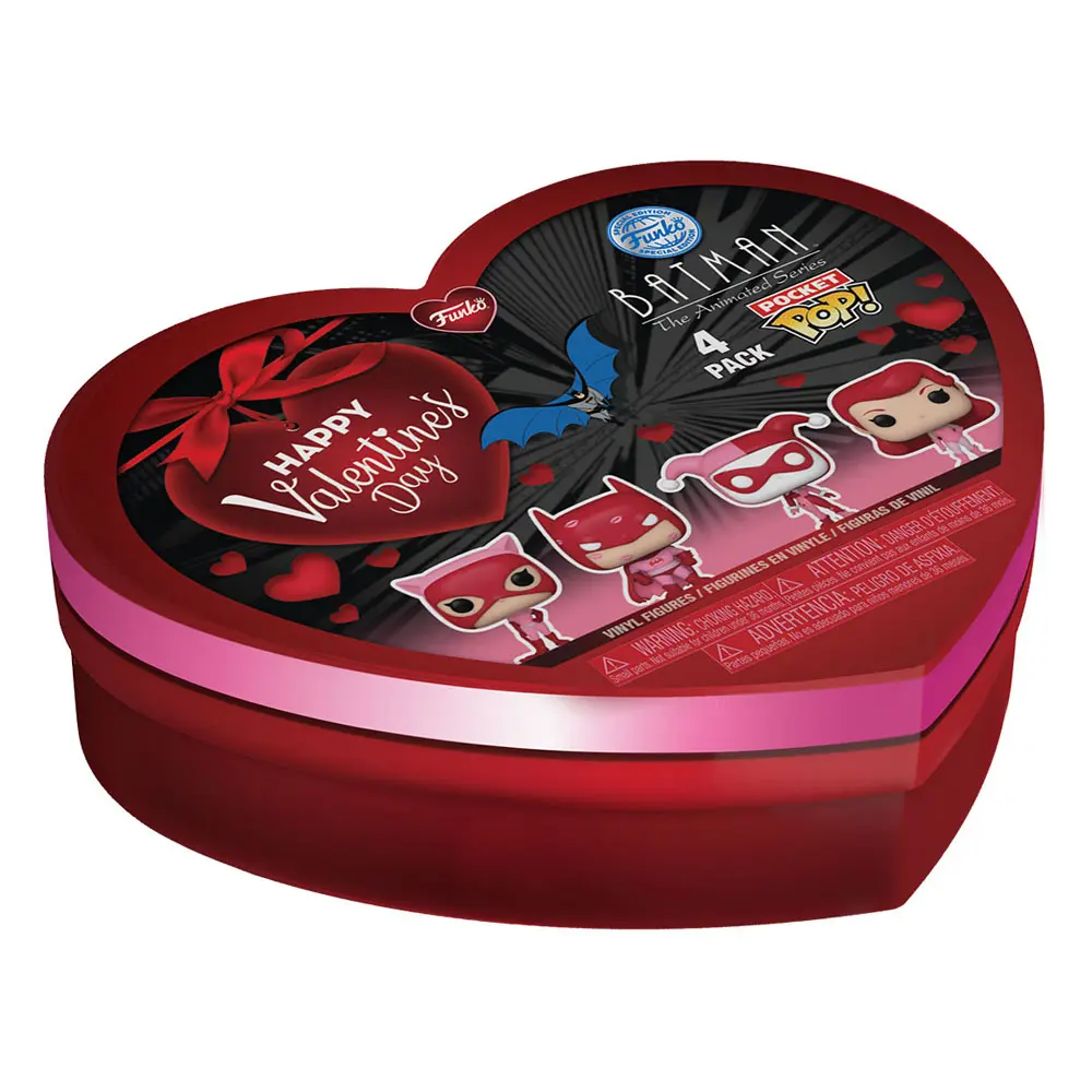 DC Comics Valentines Pocket POP! Figurka winylowa 4-Pack 4 cm zdjęcie produktu