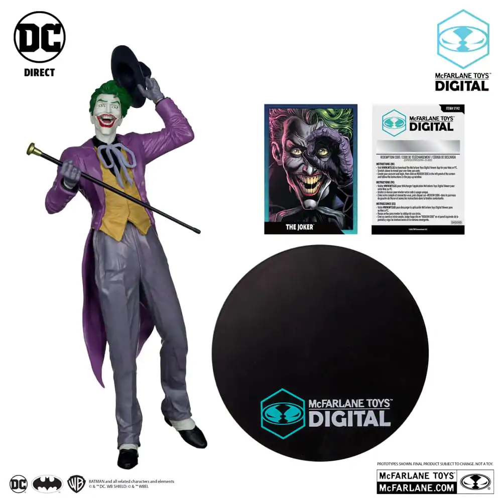 DC Direct PVC Statuetka 1/6 The Joker autorstwa Jasona Faboka (McFarlane Digital) 29 cm zdjęcie produktu